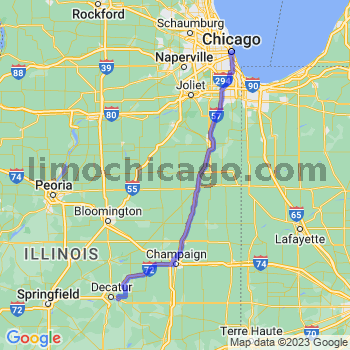 Limousine service to Chicago Loop