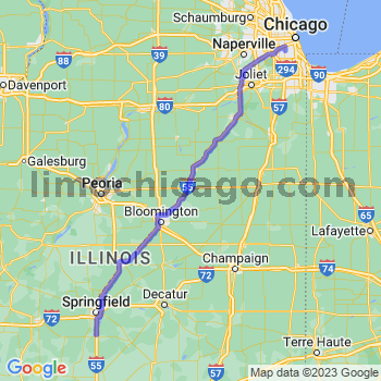 Travel from Glenarm to Midway airport Limousine service to Midway airport (MDW)