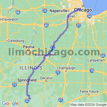 Travel from Harvel to Midway airport Limousine service to Midway airport (MDW)