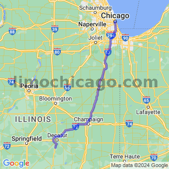 Travel from Macon to Chicago Loop Limousine service to Chicago Loop