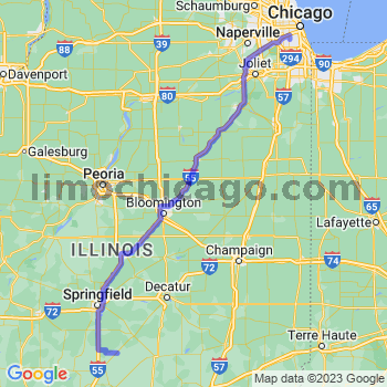 Travel from Morrisonville to Midway airport Limousine service to Midway airport (MDW)