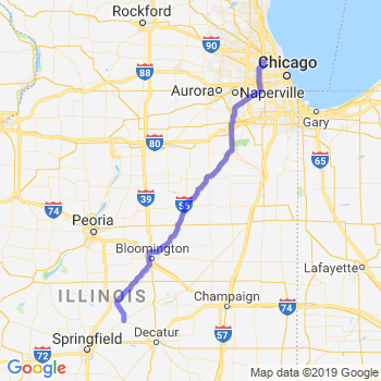 Travel from Mount Pulaski to Midway airport Limousine service to Midway airport (MDW)