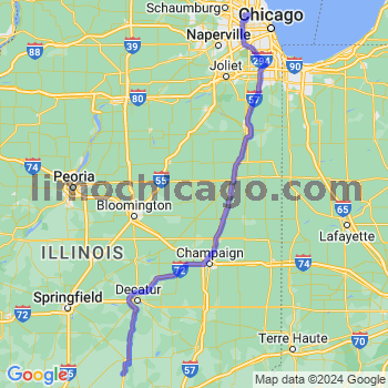 Travel from Oconee to O'Hare airport Limousine service to O'Hare airport (ORD)