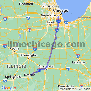 Travel from Oreana to Midway airport Limousine service to Midway airport (MDW)