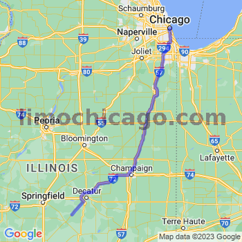 Travel from Stonington to Chicago Loop Limousine service to Chicago Loop