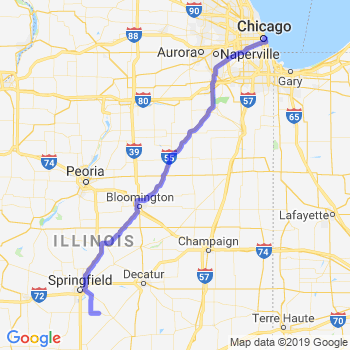 Travel from Tovey to Chicago Loop Limousine service to Chicago Loop