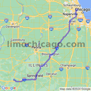 Travel from Bluffs to O'Hare airport Limousine service to O'Hare airport (ORD)