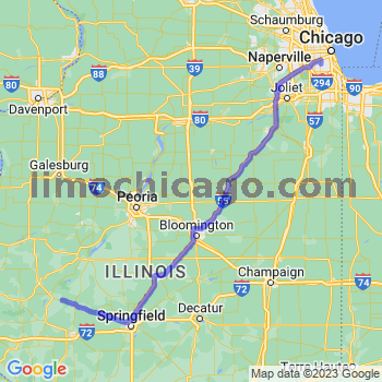 Travel from Bluff Springs to Midway airport Limousine service to Midway airport (MDW)