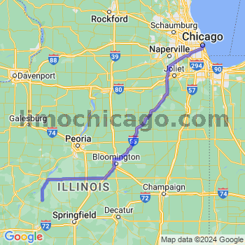 Travel from Chandlerville to Chicago Loop Limousine service to Chicago Loop