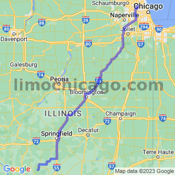 Travel from Chesterfield to O'Hare airport Limousine service to O'Hare airport (ORD)