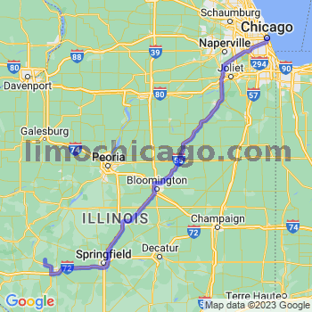 Travel from Concord to Chicago Loop Limousine service to Chicago Loop