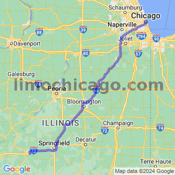 Travel from Jacksonville to Chicago Loop Limousine service to Chicago Loop