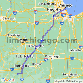 Limousine service to Chicago Loop