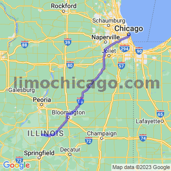 Travel from New Holland to Chicago Loop Limousine service to Chicago Loop