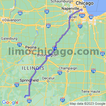 Travel from Nilwood to Midway airport Limousine service to Midway airport (MDW)