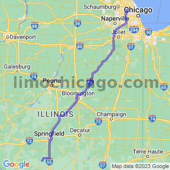 Travel from Nilwood to O'Hare airport Limousine service to O'Hare airport (ORD)