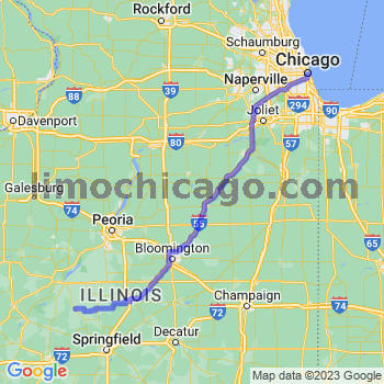 Limousine service to Chicago Loop