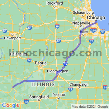 Limousine service to Chicago Loop