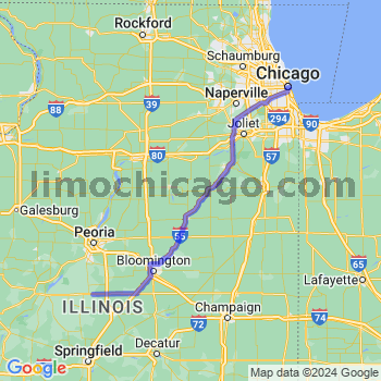 Travel from San Jose to Chicago Loop Limousine service to Chicago Loop
