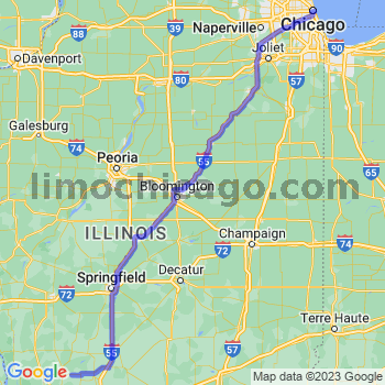 Travel from Shipman to Chicago Loop Limousine service to Chicago Loop