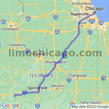 Limousine service to Chicago Loop