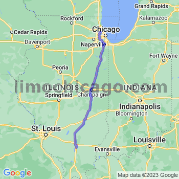 Travel from Bonnie to O'Hare airport Limousine service to O'Hare airport (ORD)