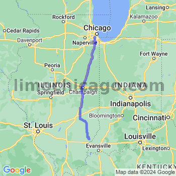 Travel from Browns to Midway airport Limousine service to Midway airport (MDW)