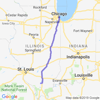 Travel from Christopher to Chicago Loop Limousine service to Chicago Loop
