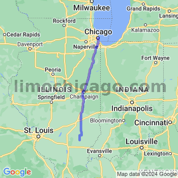 Travel from Cisne to Chicago Loop Limousine service to Chicago Loop