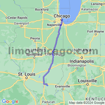 Travel from Dahlgren to Chicago Loop Limousine service to Chicago Loop