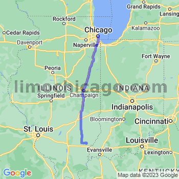 Travel from Ellery to Chicago Loop Limousine service to Chicago Loop
