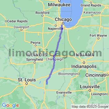 Travel from Iuka to Midway airport Limousine service to Midway airport (MDW)