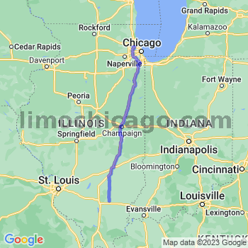Travel from Keenes to O'Hare airport Limousine service to O'Hare airport (ORD)