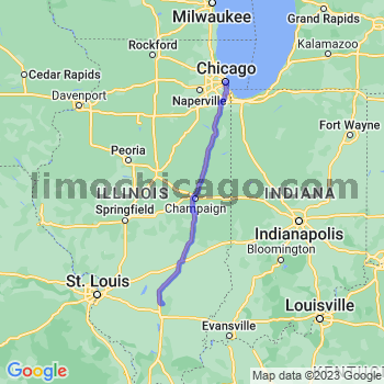 Travel from Kell to Chicago Loop Limousine service to Chicago Loop