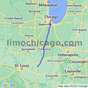 Travel from Kinmundy to Midway airport Limousine service to Midway airport (MDW)
