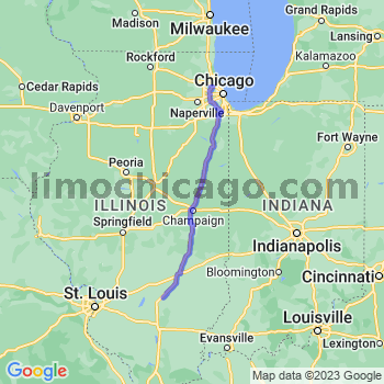 Travel from Kinmundy to O'Hare airport Limousine service to O'Hare airport (ORD)