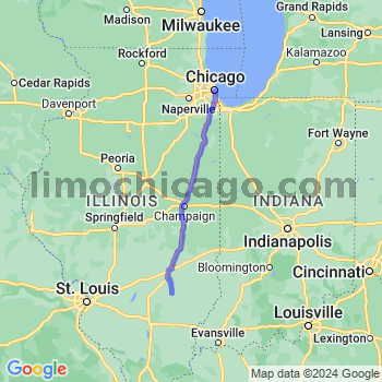Limousine service to Chicago Loop