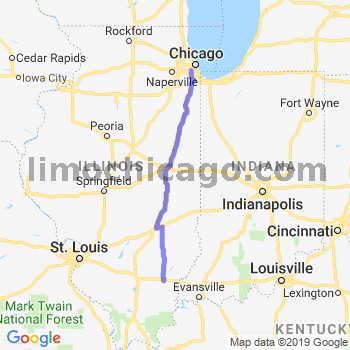 Travel from Mill Shoals to Midway airport Limousine service to Midway airport (MDW)