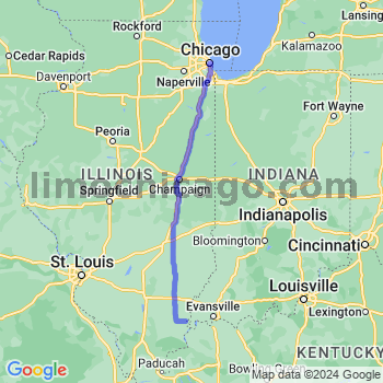 Travel from New Haven to Chicago Loop Limousine service to Chicago Loop