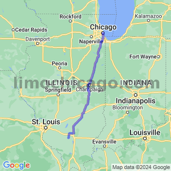 Travel from Radom to Chicago Loop Limousine service to Chicago Loop