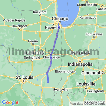 Travel from Rinard to Midway airport Limousine service to Midway airport (MDW)