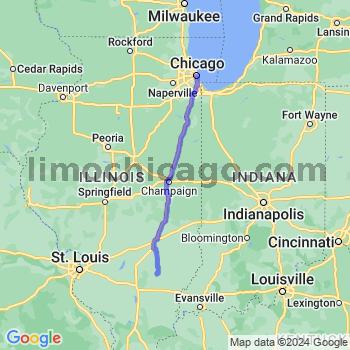 Travel from Rinard to Chicago Loop Limousine service to Chicago Loop