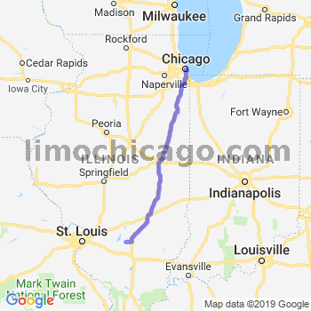 Travel from Sandoval to Chicago Loop Limousine service to Chicago Loop