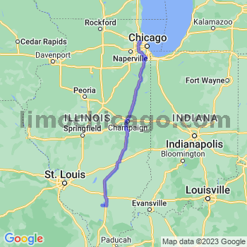 Travel from Sesser to O'Hare airport Limousine service to O'Hare airport (ORD)