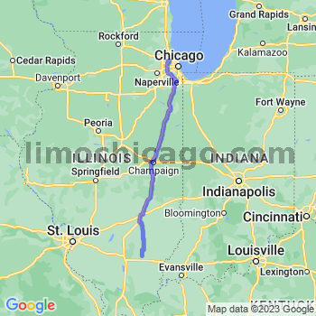 Travel from Sims to O'Hare airport Limousine service to O'Hare airport (ORD)