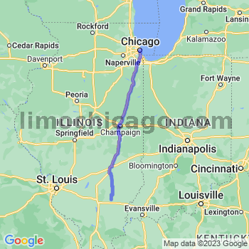Travel from Sims to Chicago Loop Limousine service to Chicago Loop