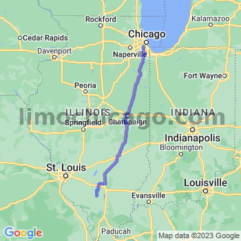 Travel from Tamaroa to Midway airport Limousine service to Midway airport (MDW)