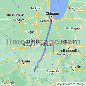 Travel from Tamaroa to O'Hare airport Limousine service to O'Hare airport (ORD)