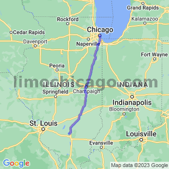 Travel from Walnut Hill to Chicago Loop Limousine service to Chicago Loop