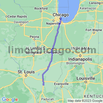 Travel from Whittington to Chicago Loop Limousine service to Chicago Loop